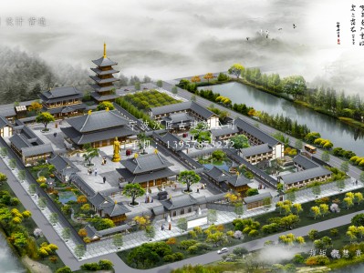 仪征寺庙建筑总体规划方案